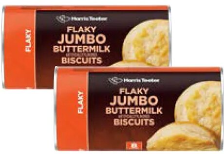 Harris Teeter Flaky Jumbo Buttermilk Biscuits