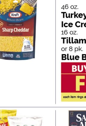 Turkey Hill Ice Cream, Tillamook Pints or Blue Bunny Cones