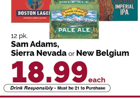 Samuel Adams, Sierra Nevada or New Belgium