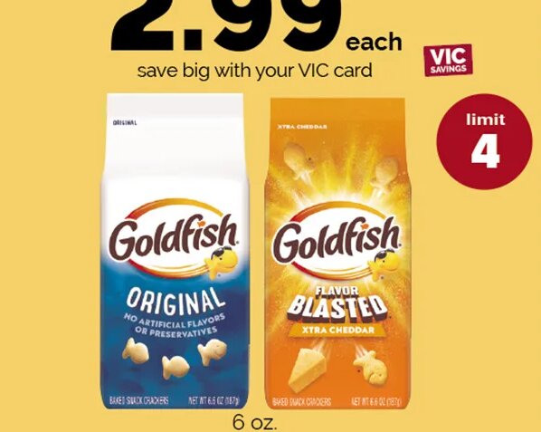 Goldfish at Harris Teeter
