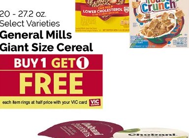 General Mills Giant Size Cereal