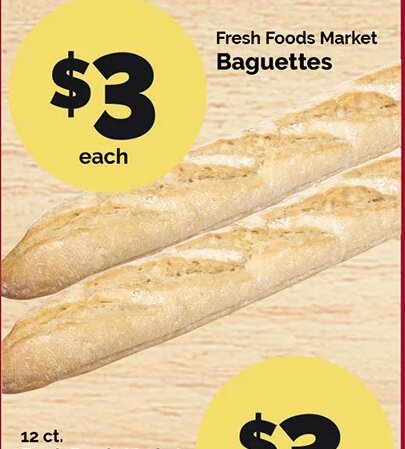 Fresh Foods Market Baguettes