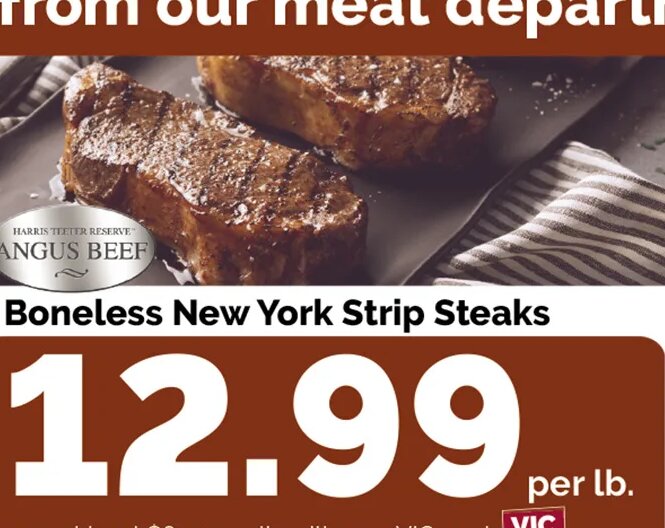 Boneless New York Strip Steaks