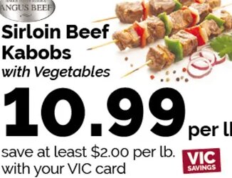 Sirloin Beef Kabobs
