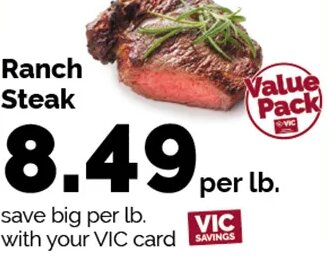 Ranch Steak at Harris Teeter