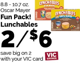 Oscar Mayer Fun Pack! Lunchables at Harris Teeter