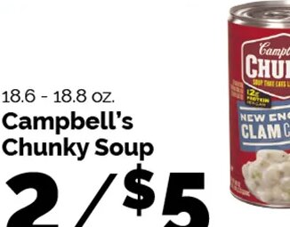 Campbell's Chunky Soup at Harris Teeter