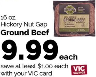 Hickory Nut Gap Ground Beef at Harris Teeter