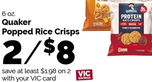 Quaker Popped Rice Crisps