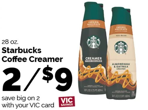 Starbucks Coffee Creamer at Harris Teeter
