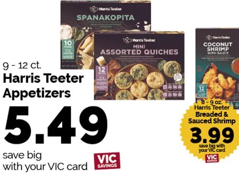 Harris Teeter Appetizers
