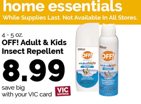 OFF! Adult & Kids Insect Repellent