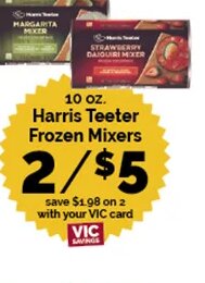 Harris Teeter Frozen Mixers