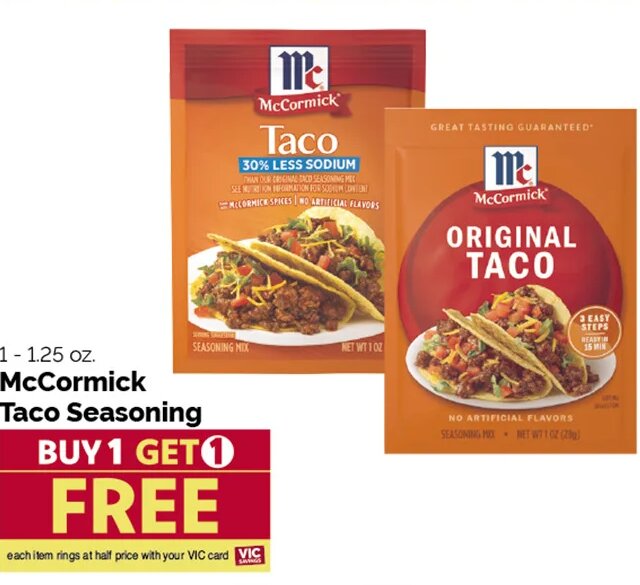 McCormick Taco Seasoning