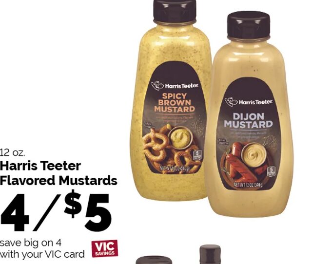 Harris Teeter Flavored Mustards