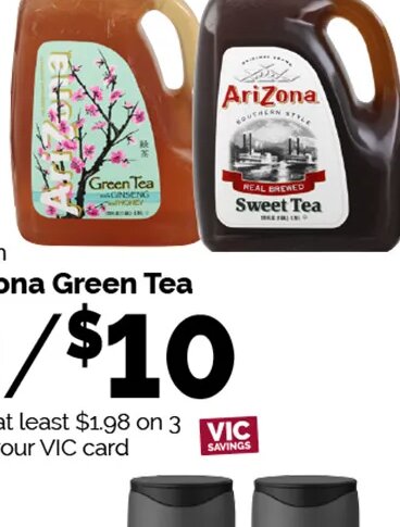 Arizona Green Tea at Harris Teeter