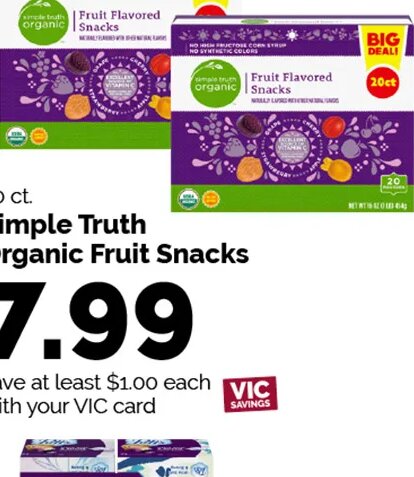 Simple Truth Organic Fruit Snacks