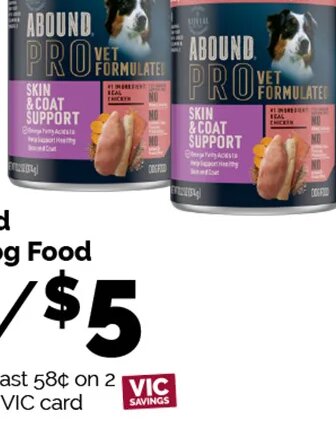 Abound Wet Dog Food at Harris Teeter