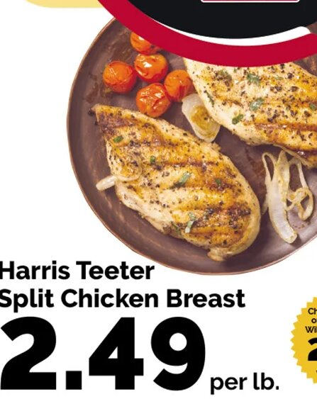Harris Teeter Split Chicken Breast at Harris Teeter