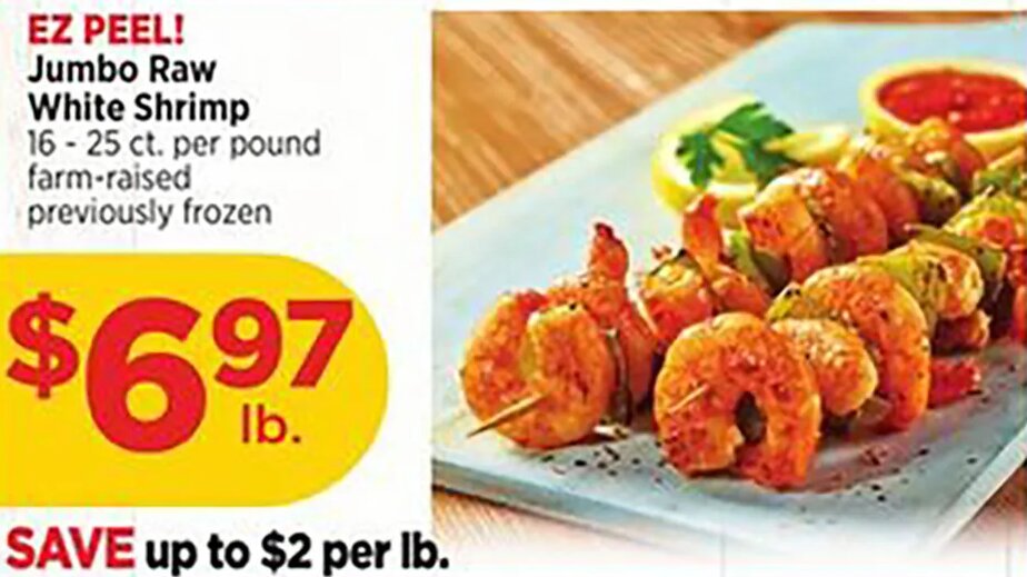 Jumbo Raw White Shrimp