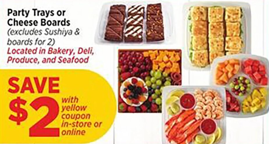 Party Trays or Cheese Boards