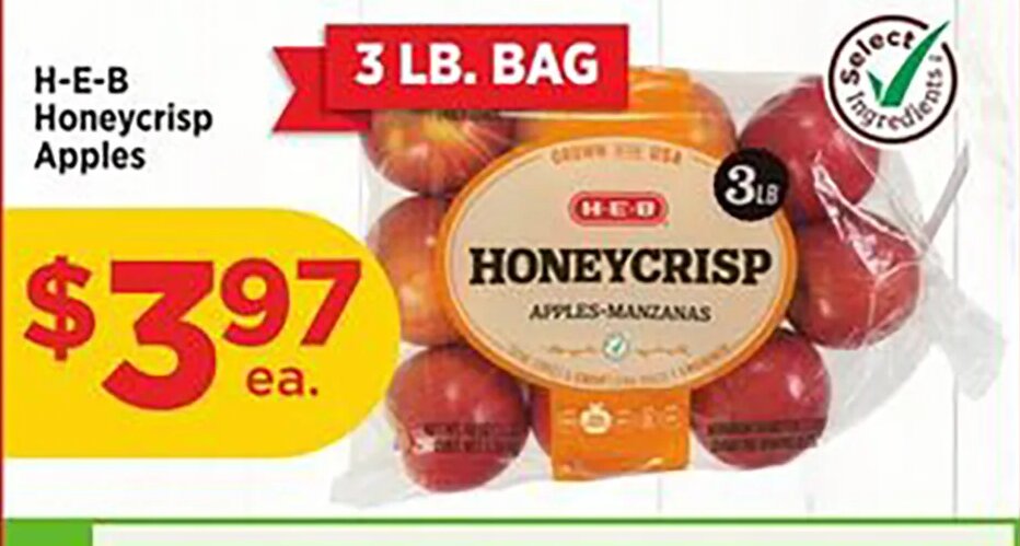 H-E-B Honeycrisp Apples