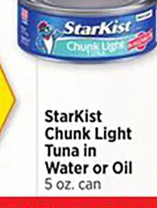 StarKist Chunk Light Tuna in Water or Oil