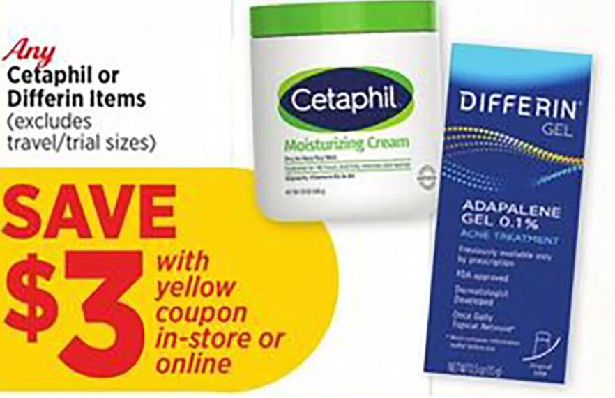 Cetaphil or Differin Items