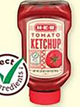 H-E-B Ketchup or Yellow Mustard