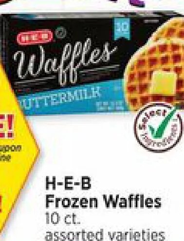 H-E-B Frozen Waffles