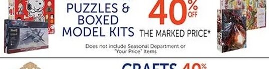 HOBBIES, PUZZLES & BOXED MODEL KITS