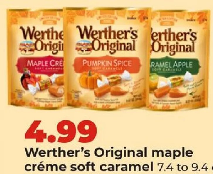 Werther's Original maple crème soft caramel