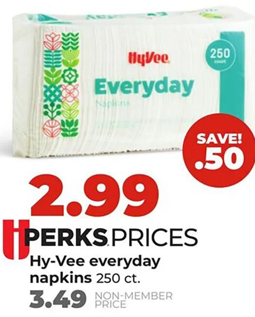 Hy-Vee everyday napkins