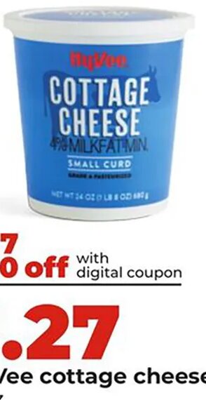 Hy-Vee cottage cheese