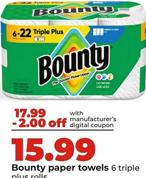 Bounty paper towels