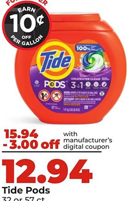 Tide Pods at Hy-Vee