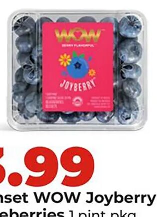 Sunset WOW Joyberry blueberries at Hy-Vee