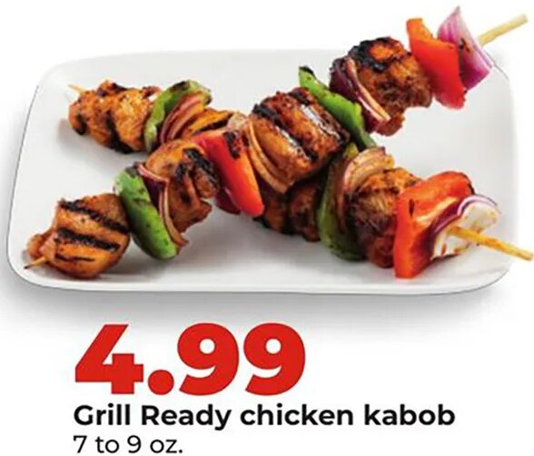 Grill Ready chicken kabob