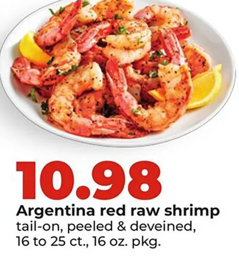 Argentina red raw shrimp