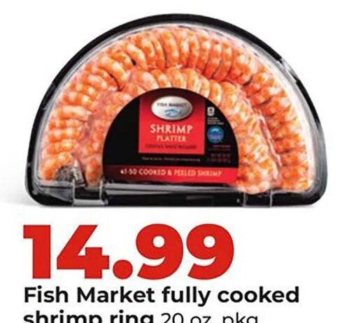 Fish Market fully cooked shrimp ring