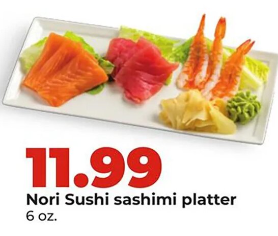 Nori Sushi sashimi platter