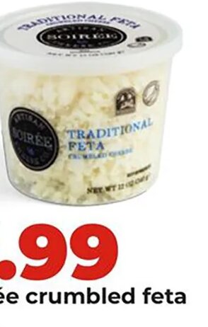 Soriée crumbled feta