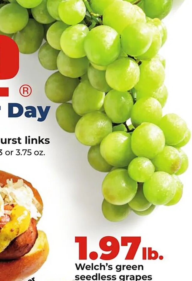 Welch's green seedless grapes