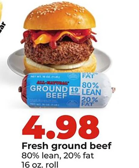 Fresh ground beef