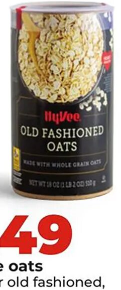 Hy-Vee oats