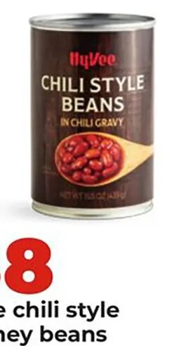 Hy-Vee chili style or kidney beans