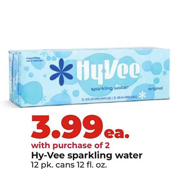 Hy-Vee sparkling water