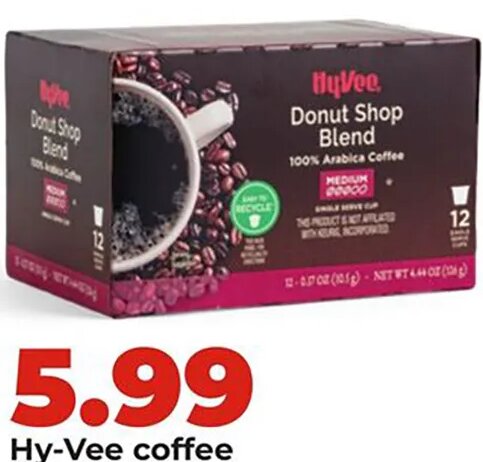 Hy-Vee coffee at Hy-Vee