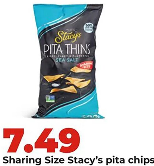 Sharing Size Stacy's pita chips or thins