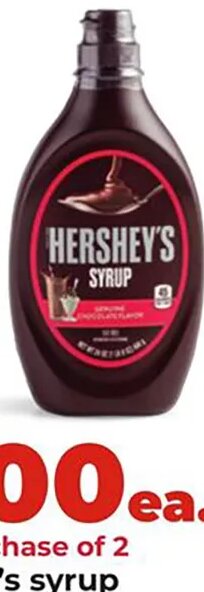 Hershey's syrup at Hy-Vee